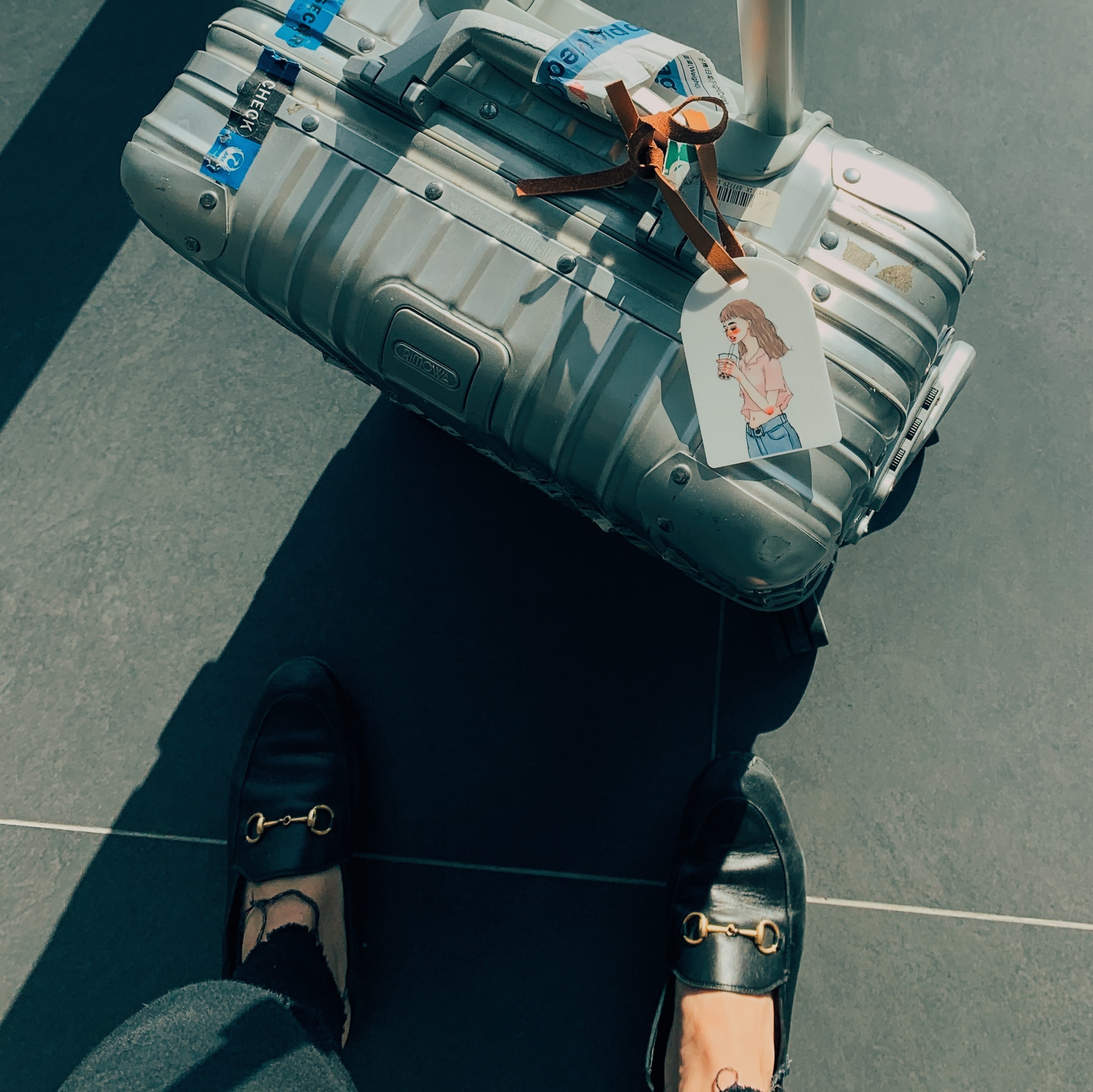 甜蜜旅行壓克力行李吊牌｜甜蜜生活