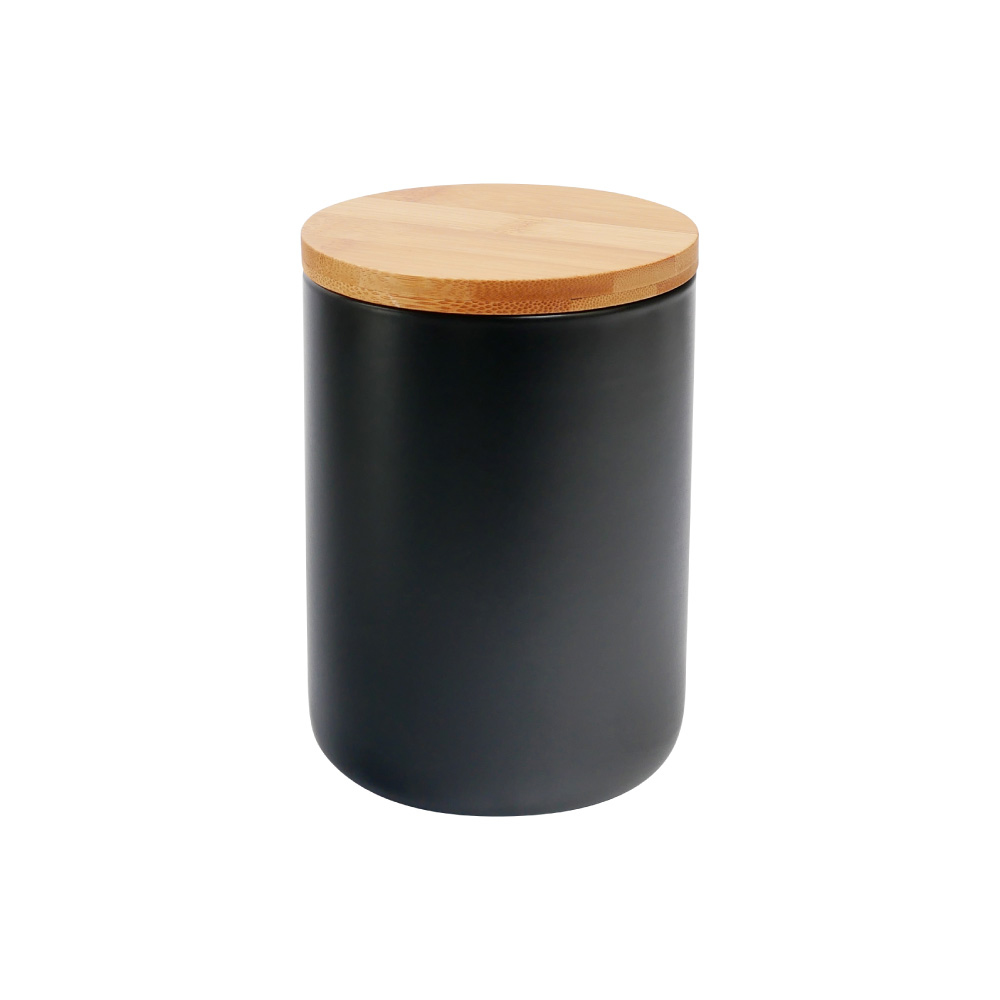 陶瓷密封罐 黑色 - 中