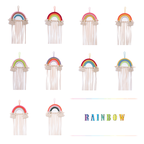 Rainbow Hair Clip Storage