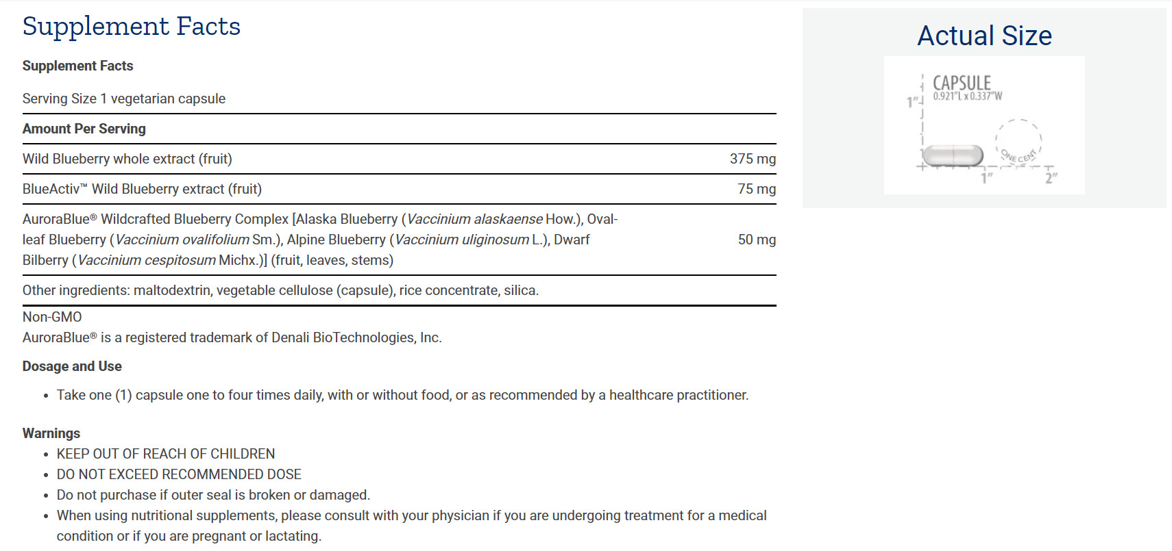 [預購] 野生藍莓萃取精華 60粒 花青素 Life Extension Blueberry Extract