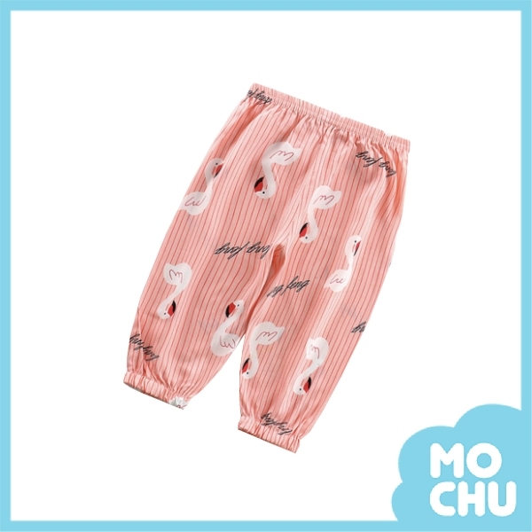 (120cm現貨)橘色天鵝防蚊褲