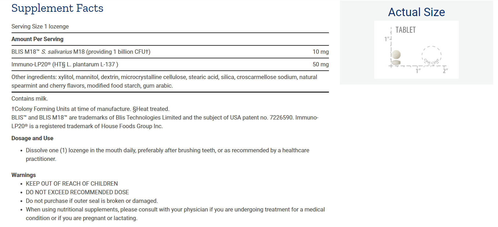 [預購] FlorAssist® 口腔益生菌 30錠 Life Extension Oral Hygiene