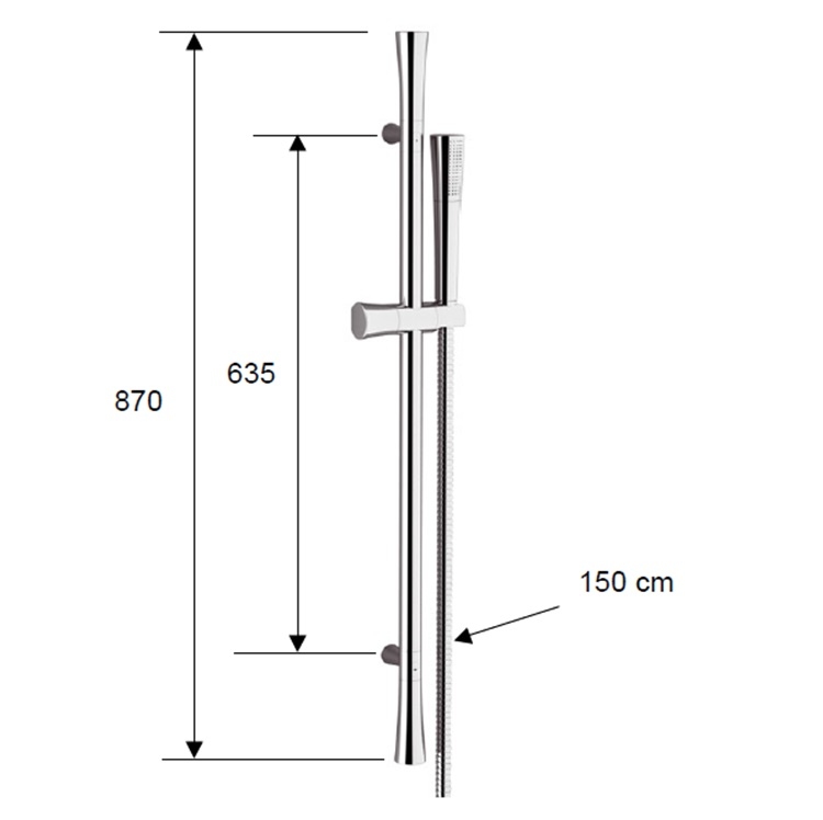 Daniel "Diva" A352452 Shower set