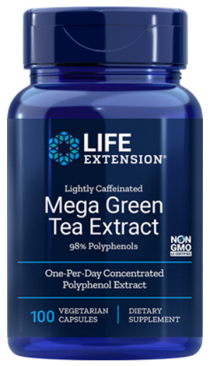 [預購] 綠茶多酚 輕度咖啡因 100粒 Life Extension Mega Green Tea Extract