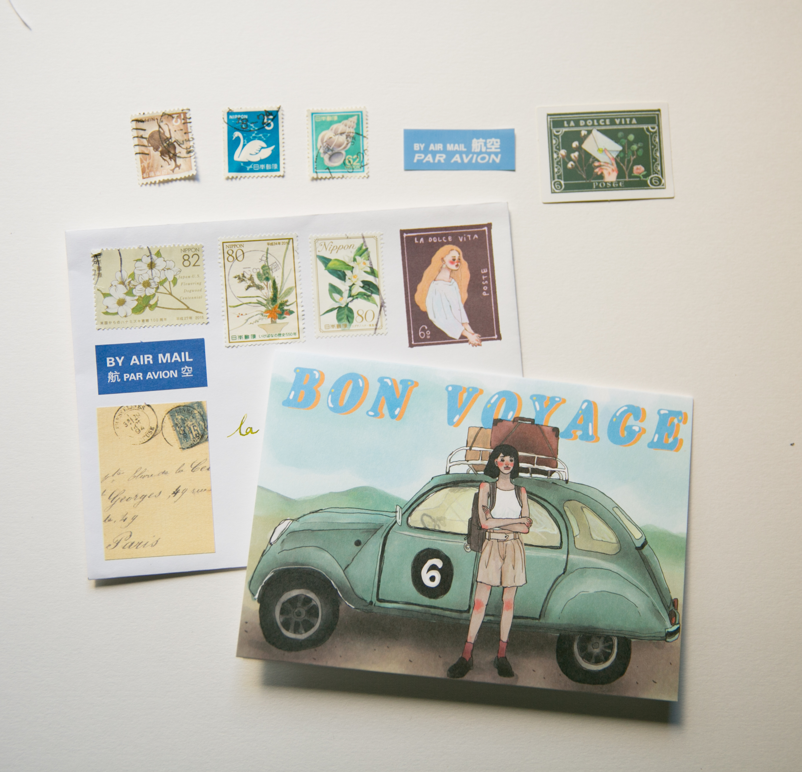 致親愛的  一路順風 A6卡片 含貼紙信封｜甜蜜生活