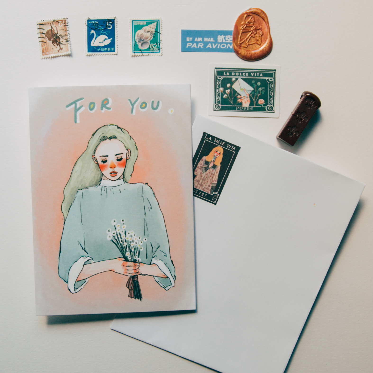 致親愛的  給你 A6卡片 含貼紙信封｜甜蜜生活