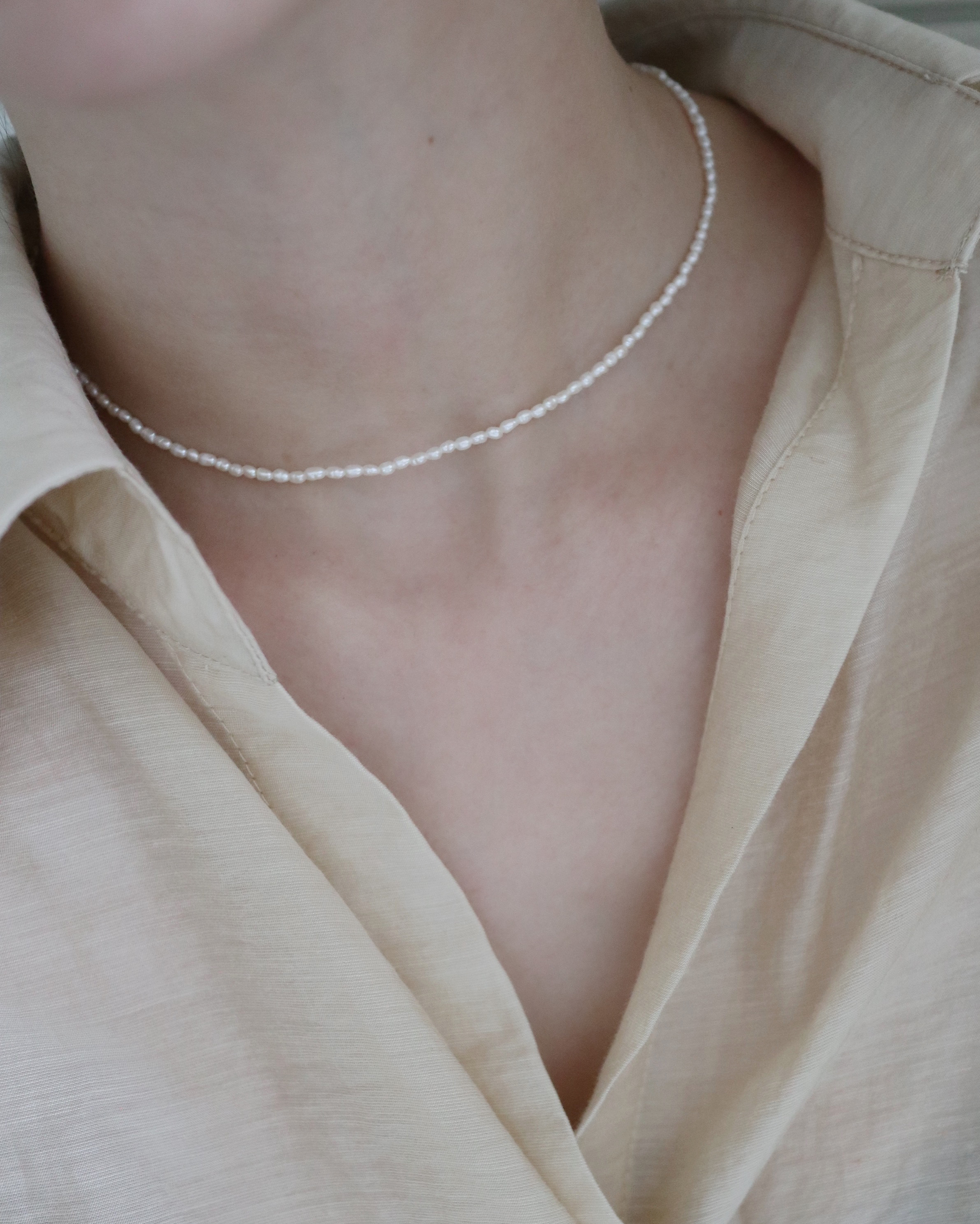Little Pearls Necklace｜18K極小珍珠項鍊