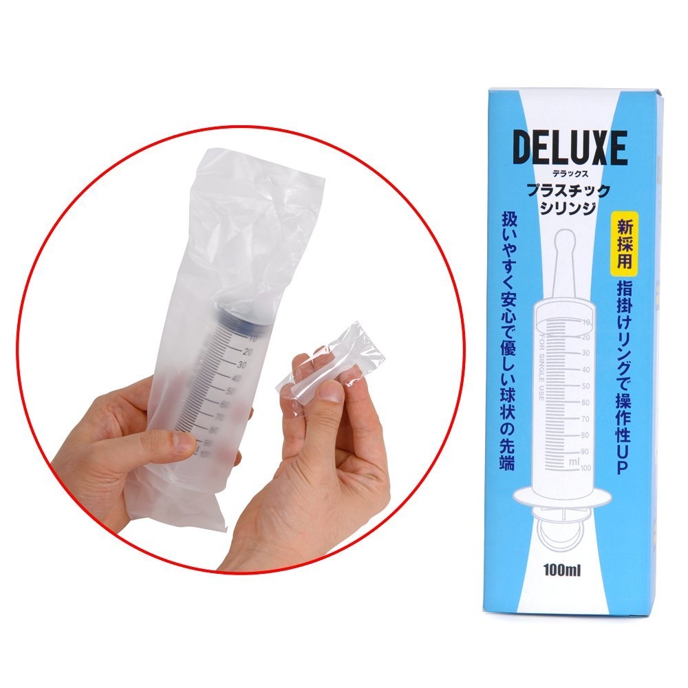 〔日本原裝進口〕RENDS 《Deluxe》 針筒式肛門清洗器 (100ML)