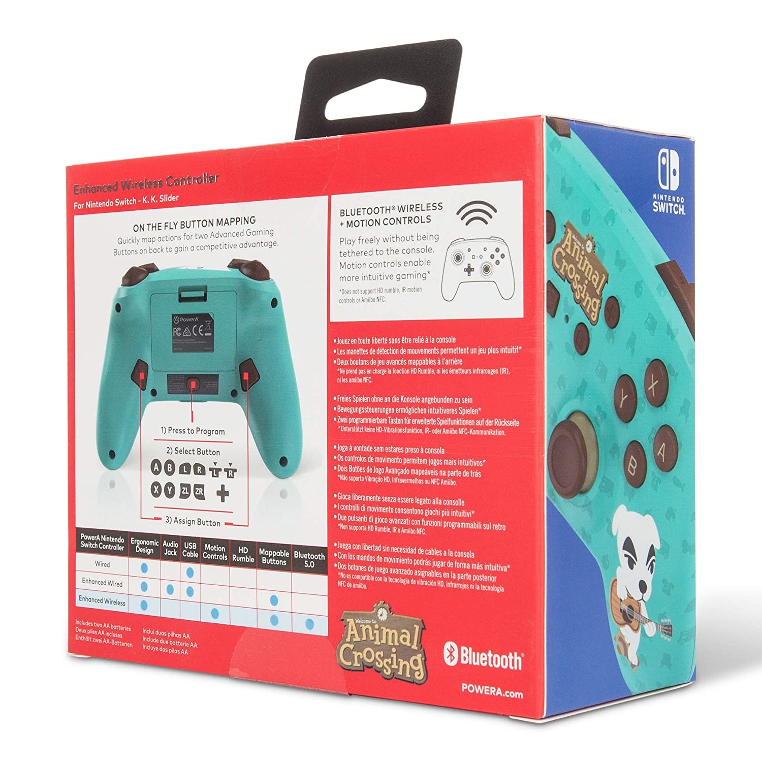 NS Wireless Controller by Power A Animal Crossing K.K
