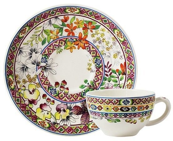 Tea Cup & Saucer (Set of 2)