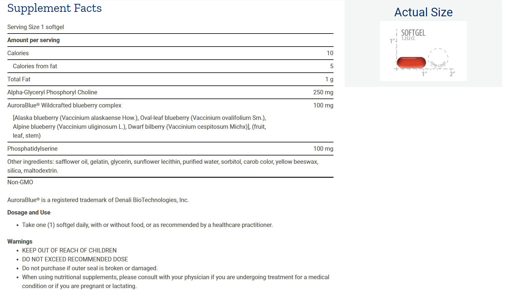 [預購] 腦磷脂入門級配方 30粒 Life Extension Cognitex Basics