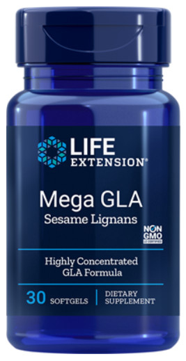 [預購] 琉璃苣油+芝麻萃取 30粒 Life Extension Mega GLA/Sesame Lignans