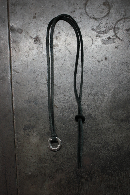 <預訂>FCC-08 夾子彈簧圈帶皮革頸鏈