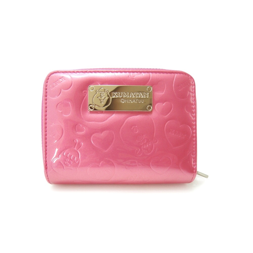 KUMATAN WC熊 - 鏡面皮短夾