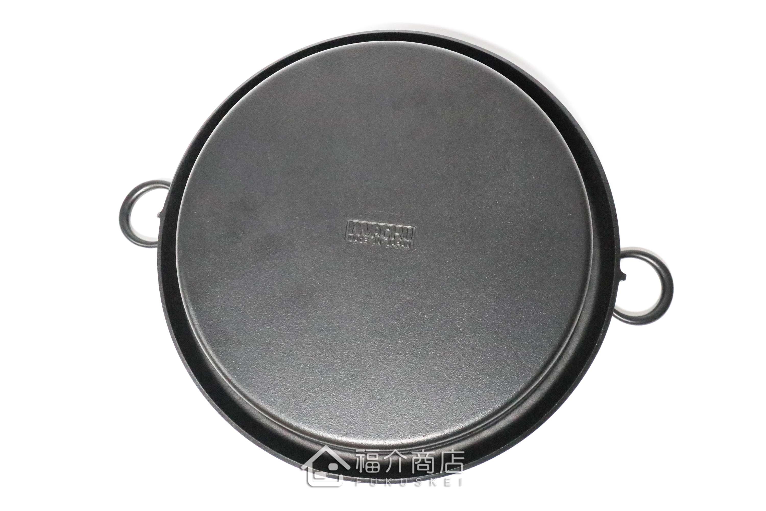 煮壽喜燒的黑色鑄鐵鍋