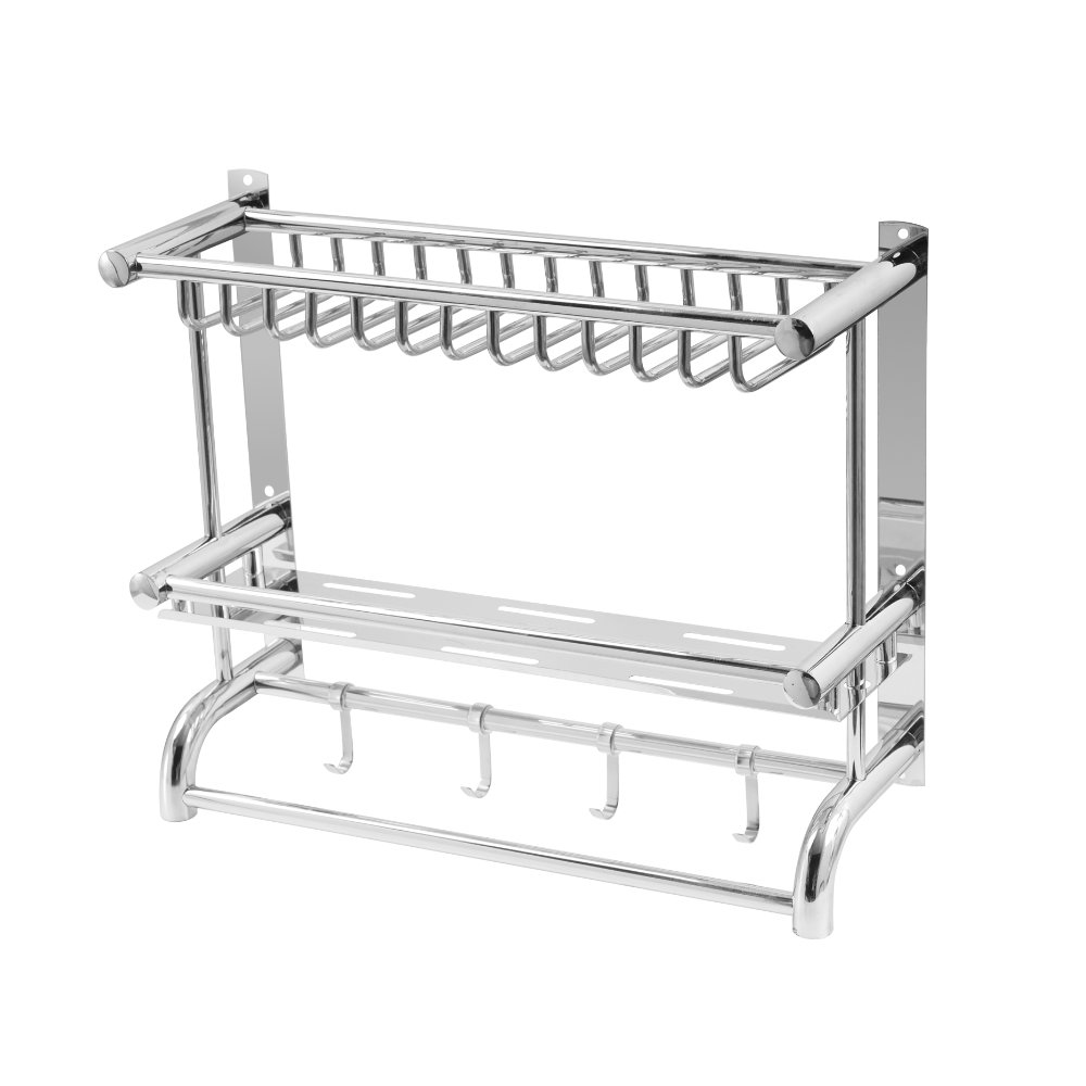 TRENY 浴室雙層置物架-不鏽鋼201