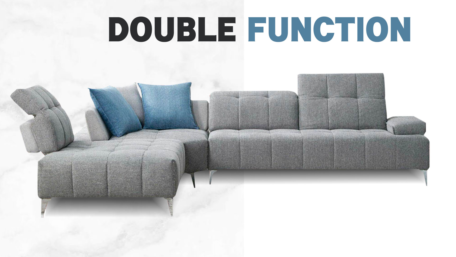 北歐沙發,雙功能L型沙發