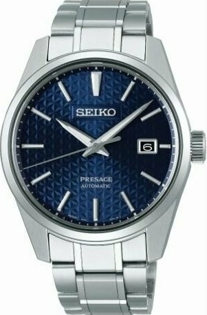 萬年鐘錶 - SEIKO Presage   藍面扭索紋機械錶  6R35-00V0B / SPB167J1  錶徑39.3MM *NEW