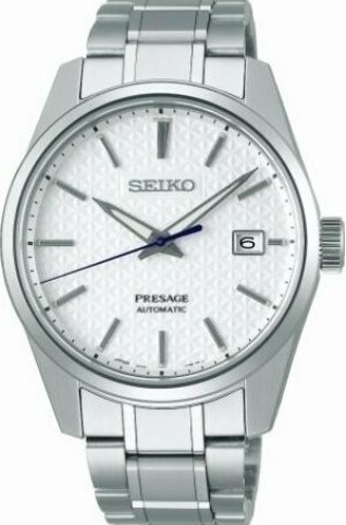 萬年鐘錶 - SEIKO Presage  白面扭索紋機械錶  6R35-00V0S /  SPB165J1  錶徑39.3MM *NEW