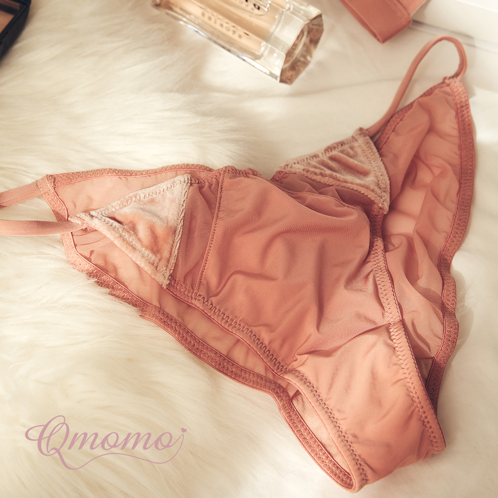 Qmomo【First Love】Sexy Pantie (Rosy Peach)