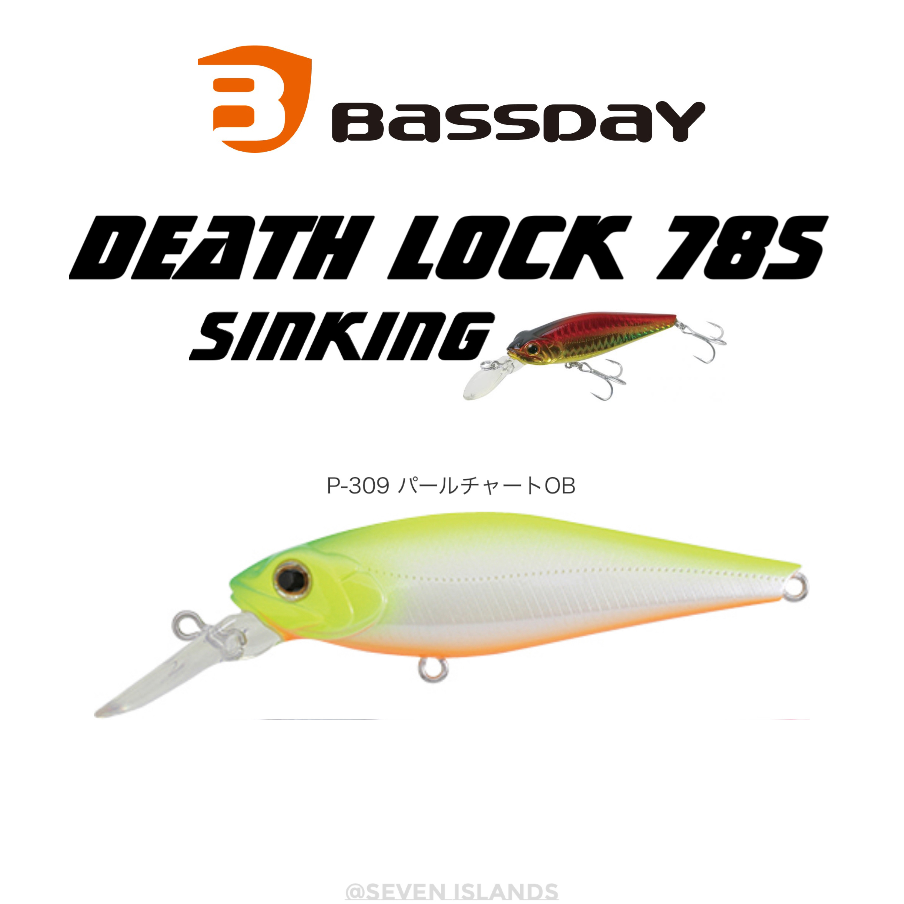 BASSDAY DEATH LOCK 78S SINKING MZ-19