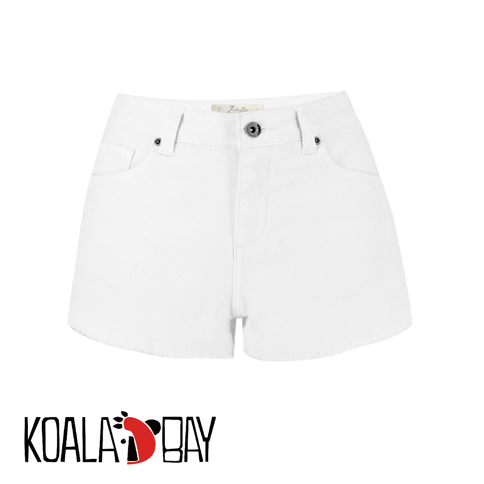 【KOALA BAY】間約款不收邊素色短褲