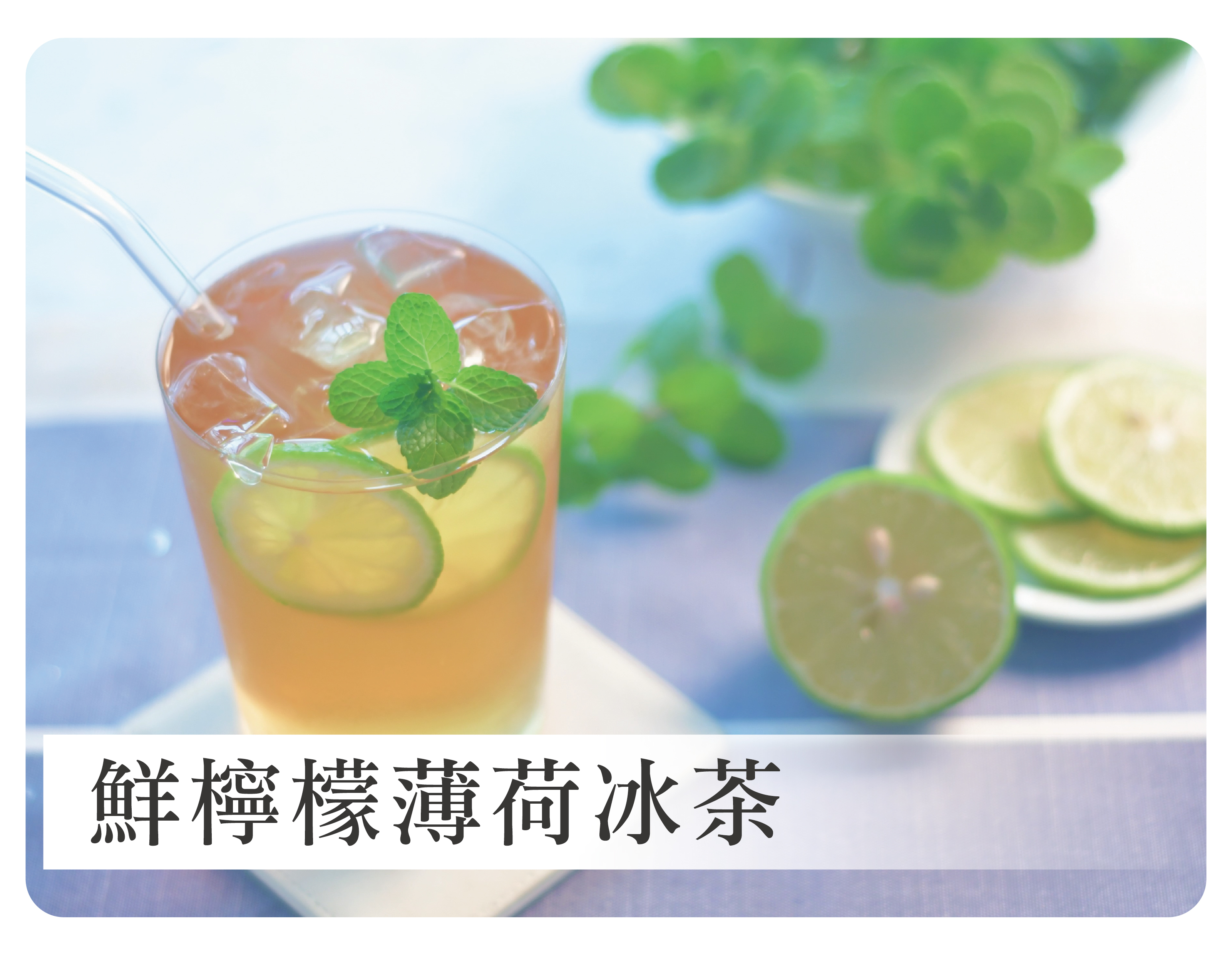 鮮檸檬薄荷冰茶