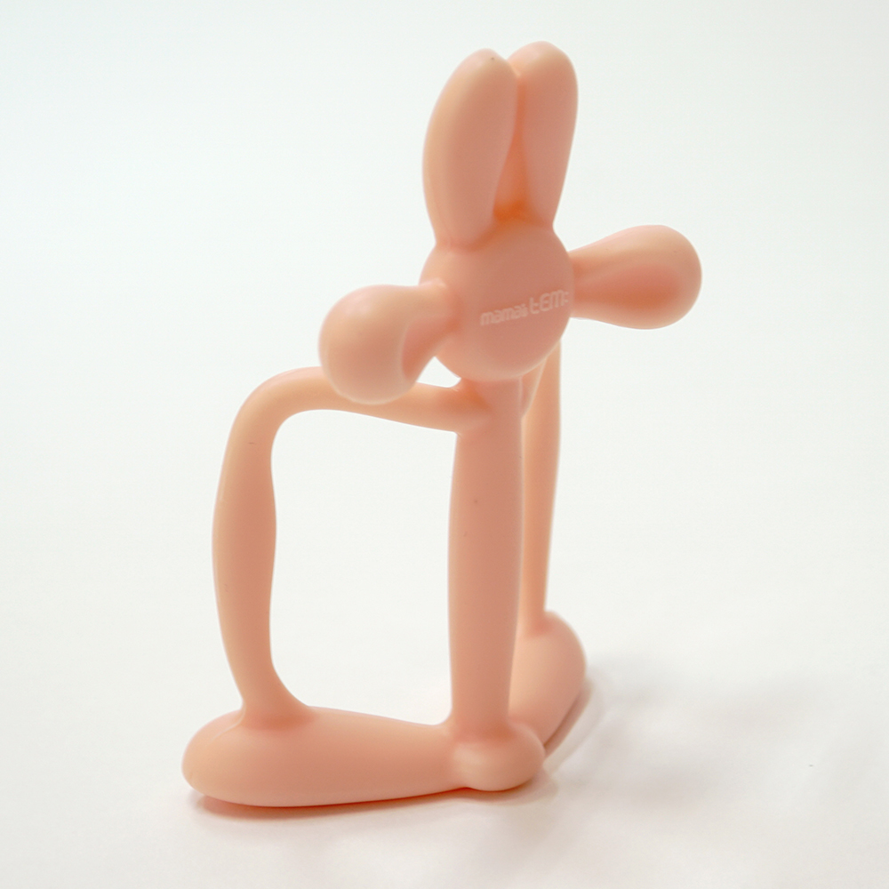 固齒器【長耳朵小兔-贈輕量泡泡盒】-韓國MAMA's TEM固齒器