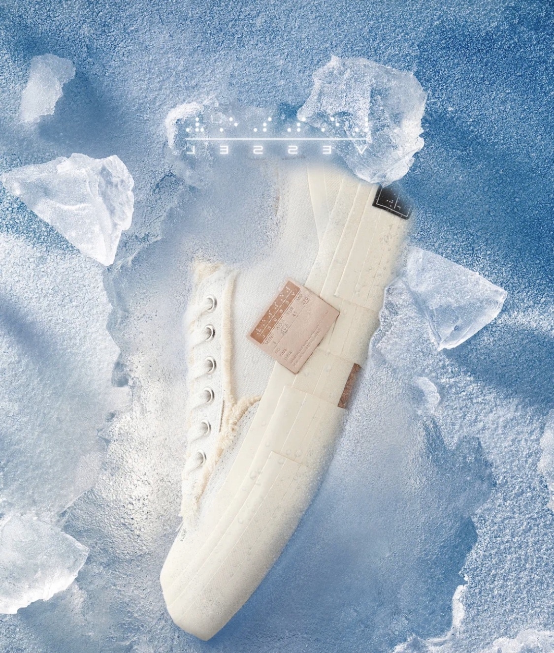 xVESSEL G.O.P. LOWS  新款 全白 硫化解構帆布鞋