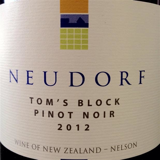 Neudorf Tom's Block Moutere Pinot Noir 2020