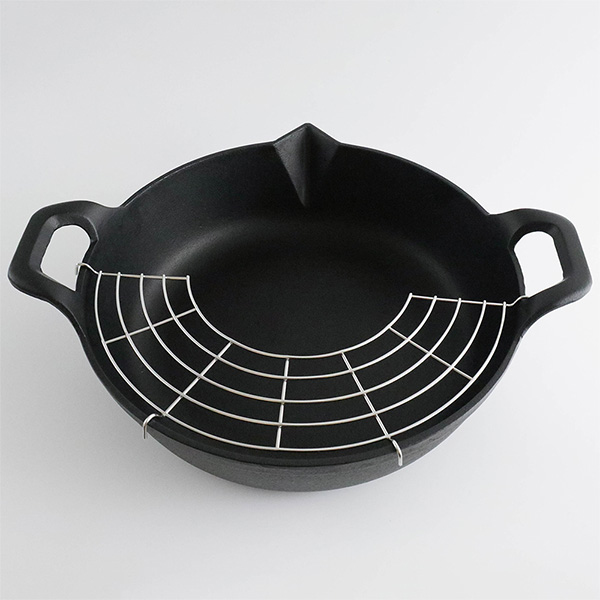 【岩鑄】平底油炸鍋-27cm
