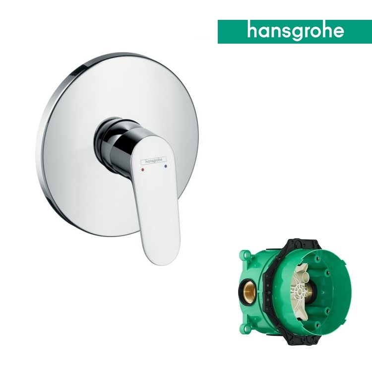hansgrohe Focus 31965, -000 + 01800, -180 Single lever shower mixer for concealed installation