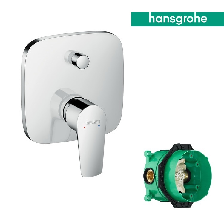 hansgrohe Talis E 71745, -000 + 01800, -180 Single lever bath mixer for concealed installation - GA Approval