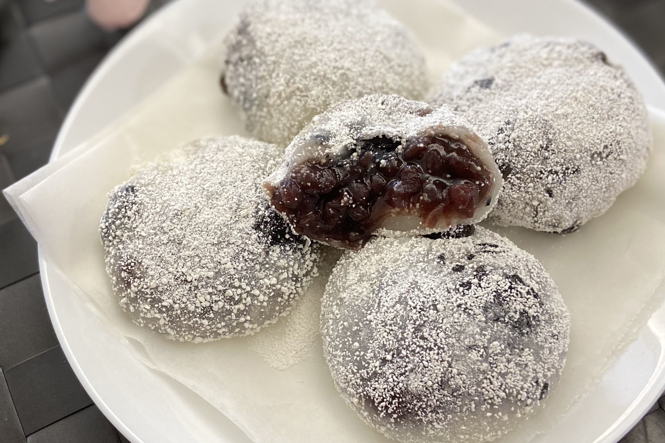 黑豆大福,黑豆, 食譜, 家常菜, 煮餸, 甜品, 大福, 日本, 糯米粉, 糯米, 香草黑豆