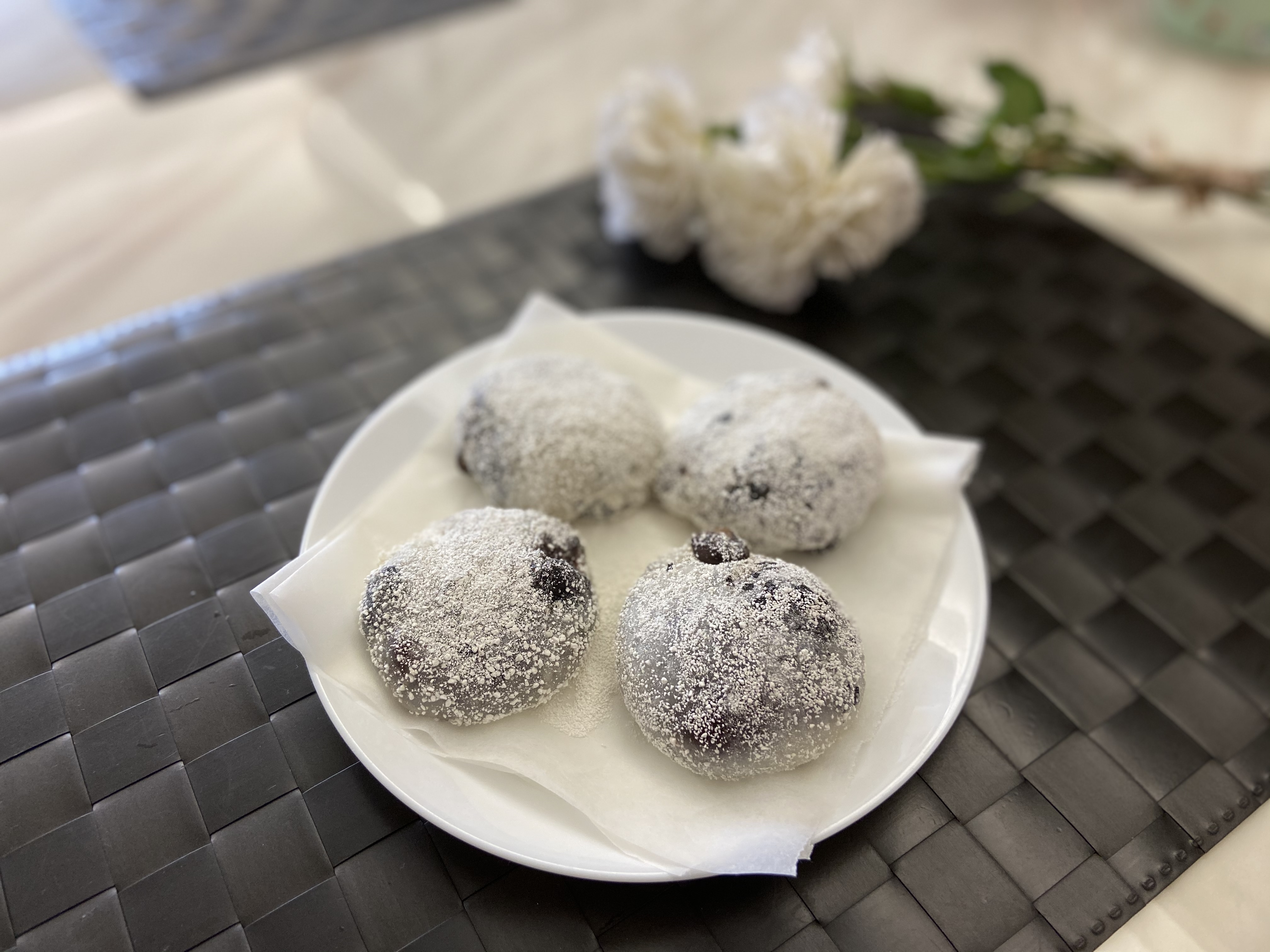 黑豆大福,黑豆, 食譜, 家常菜, 煮餸, 甜品, 大福, 日本, 糯米粉, 糯米, 香草黑豆