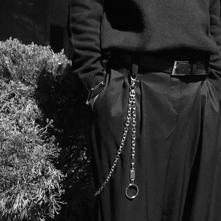 A.ENSE trousers chain - Personality wide 褲鏈- 兩鏈式