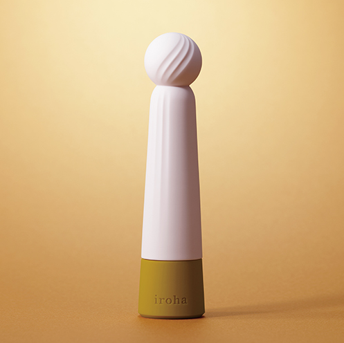 〔日本原裝進口〕iroha《RIN 凜漾風情》震動按摩棒 (璨金)【はなこがね】