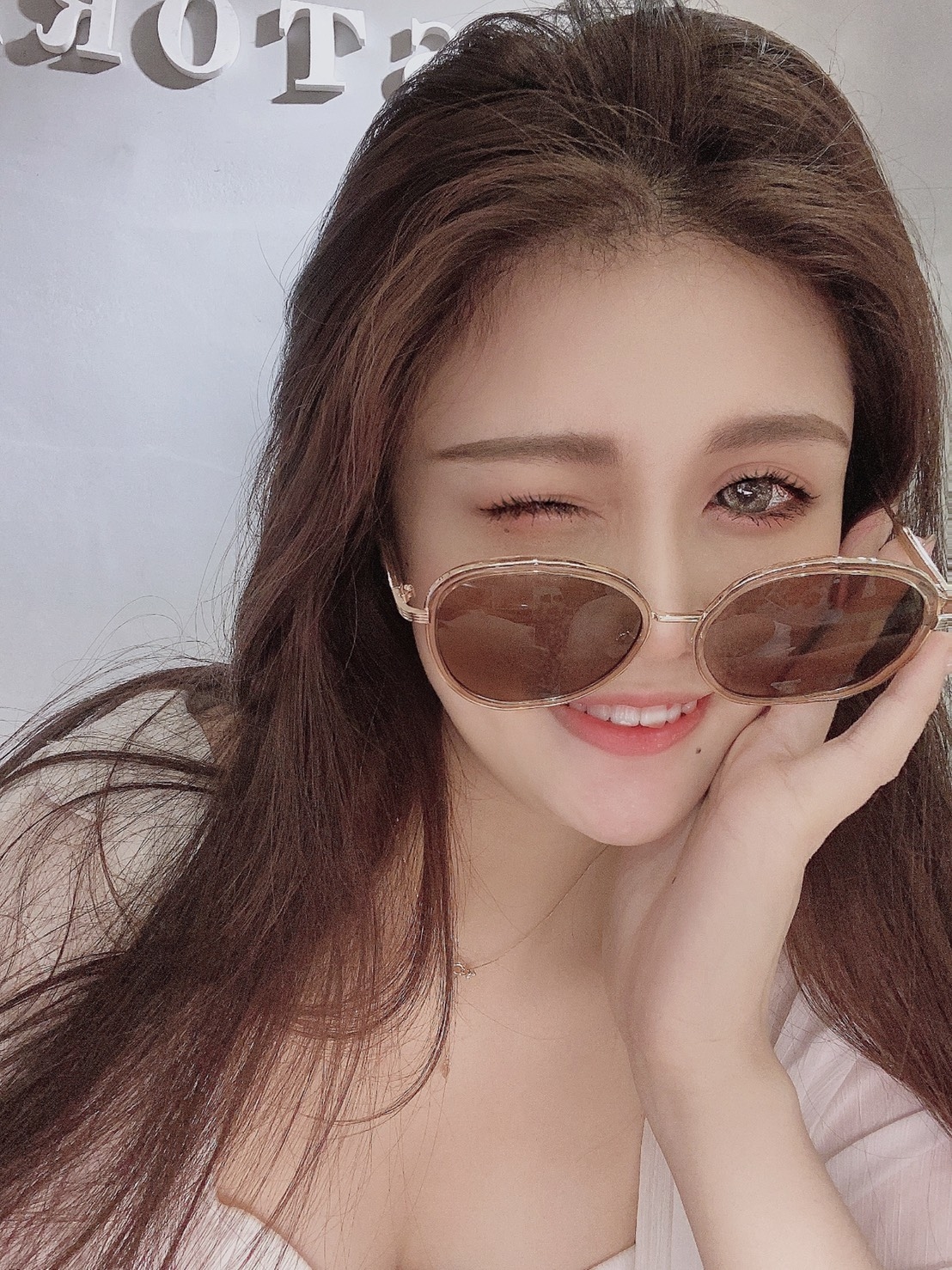 S010411 果凍感方圓墨鏡/四色