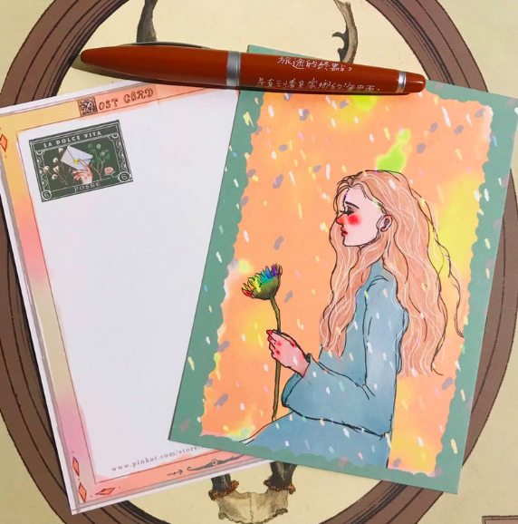 綻放明信片｜甜蜜生活