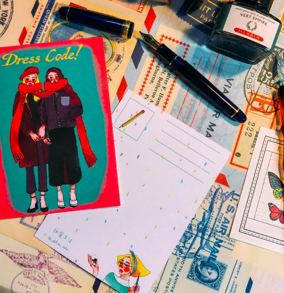 Dress code 甜蜜聖誕明信片｜甜蜜生活