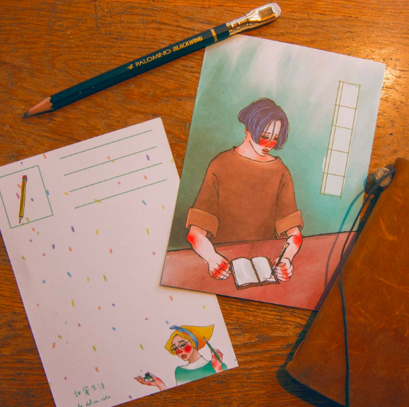 我喜歡寫字明信片｜甜蜜生活