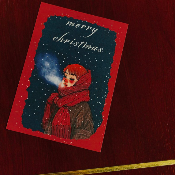 去看雪 甜蜜聖誕明信片｜甜蜜生活