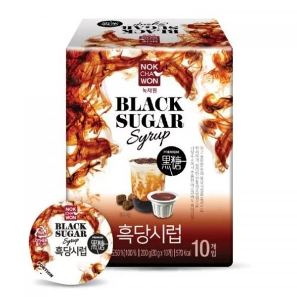 韓國*正品*【綠茶園 - 純黑糖糖漿】