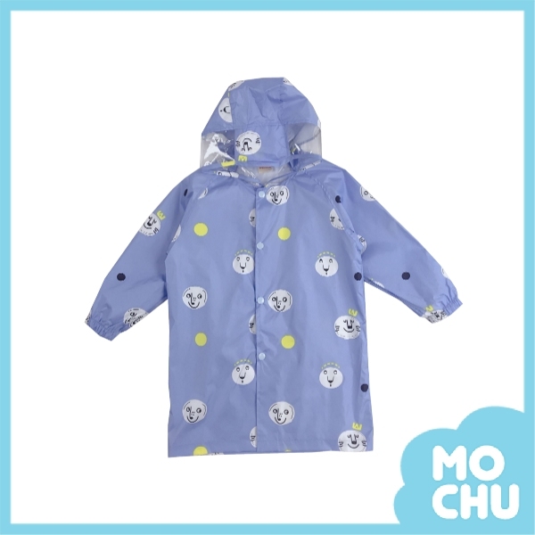 圓圓小白獅兒童書包位雨衣