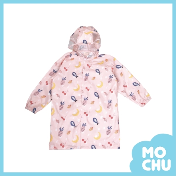 粉嫩菠蘿兒童書包位雨衣