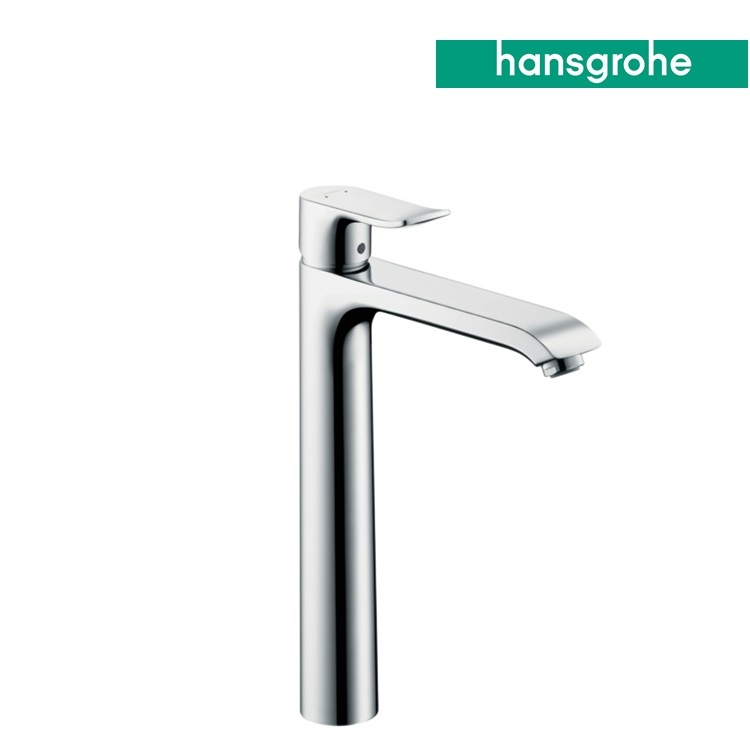 hansgrohe Metris 31082, -000 Single lever basin mixer 260 for washbowls with pop-up waste set - With GA Approval & Wels