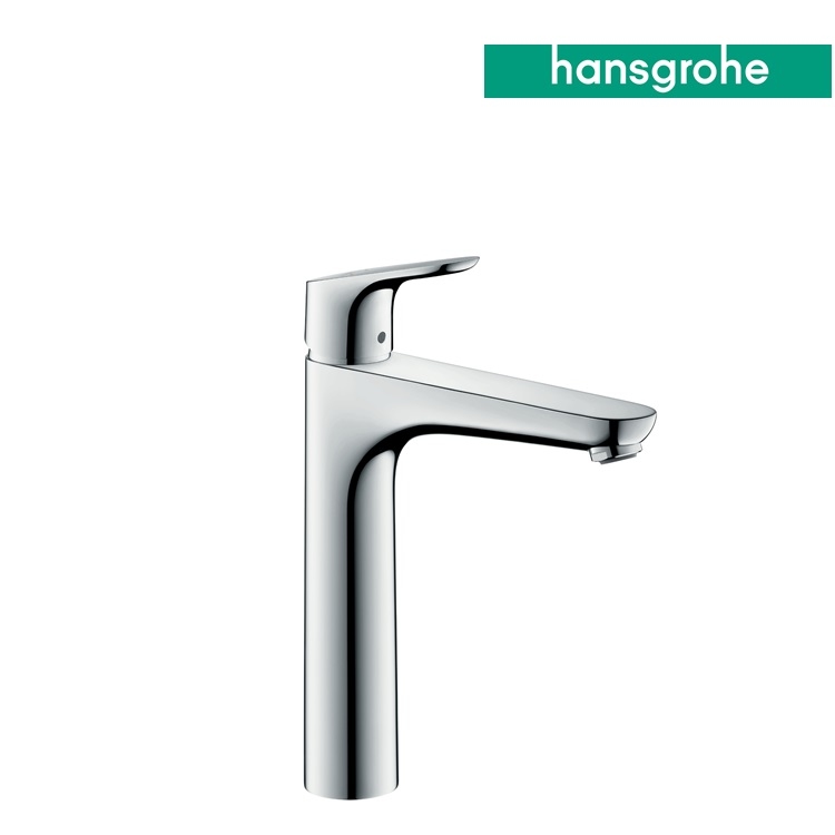 hansgrohe Focus 31608, -000 Single lever basin mixer 190 with pop-up waste set - With GA Approval & Wels