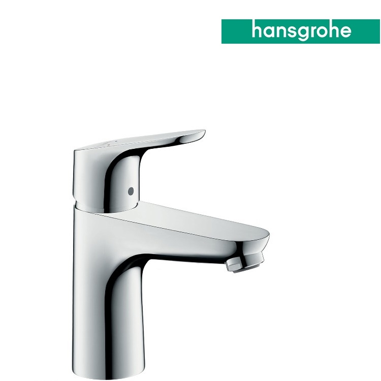hansgrohe Focus 31607, -000 Single lever basin mixer 100 with pop-up waste set