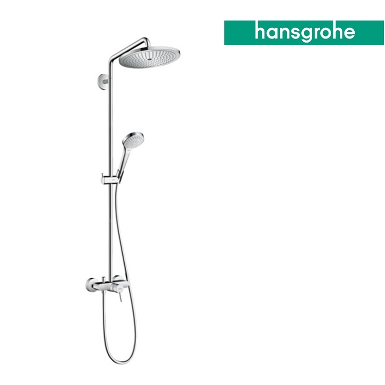hansgrohe Croma Select S 26791, -000 Showerpipe 280 1jet with single lever mixer