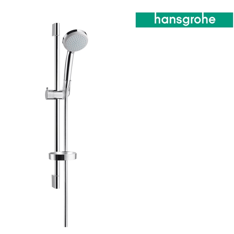 hansgrohe Croma 100 27772, -000 Shower set Vario with shower bar 65 cm and soap dish